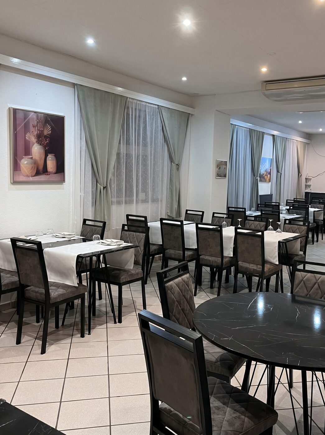 La sala del ristorante